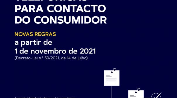 Linhas telefónicas para contacto do consumidor | Novas Regras