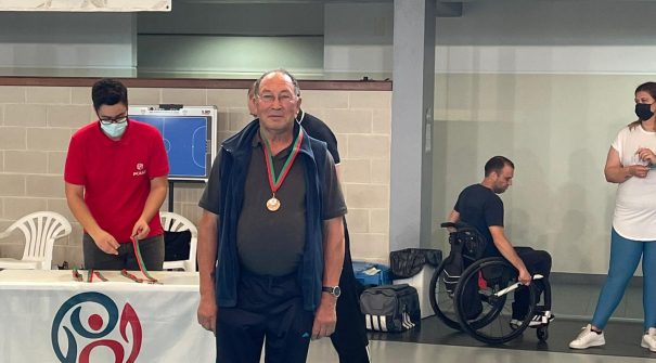 Atleta dos Ateliers do Município de Resende no pódio do Campeonato Nacional de Boccia Sénior