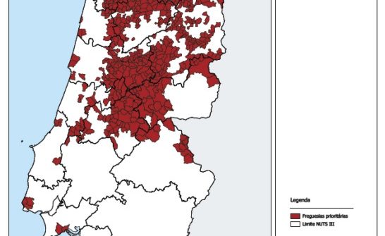 Freguesias prioritárias para efeitos de fiscalização da gestão de combustível em 2023