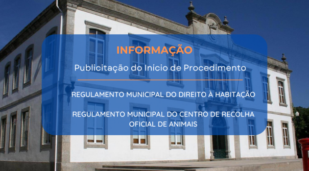 Informação – Publicitação do Início de Procedimentos