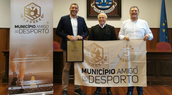 Município honrado com galardão “Município Amigo do Desporto”