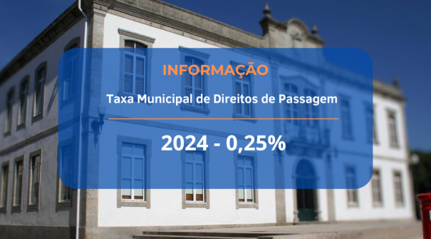 Município fixa taxa de direitos de passagem em 0,25%