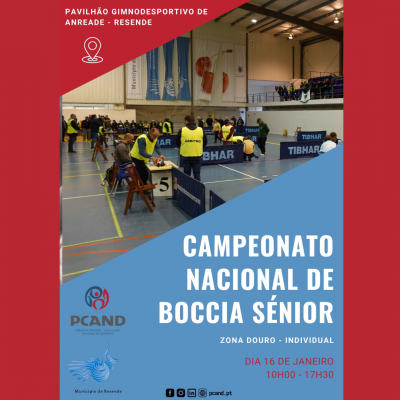 Campeonato Nacional de Boccia Sénior – Zona Douro – Individual