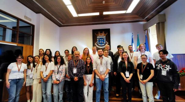 Grupo de Erasmus recebido nos Paços do Concelho