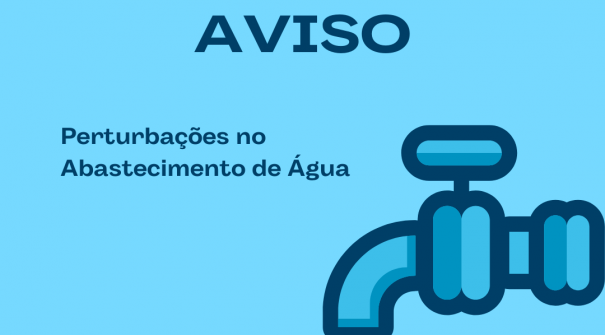 Aviso: Perturbações no Abastecimento de Água