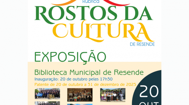 Exposição “Rostos da Cultura” na Biblioteca Municipal