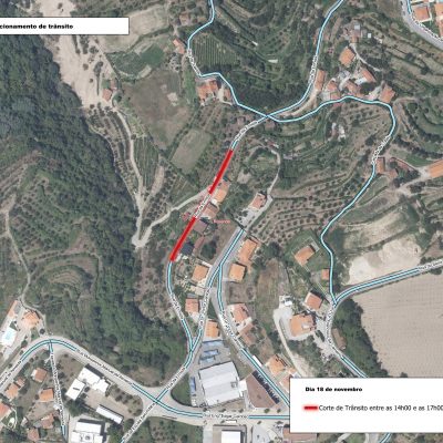 Corte de Trânsito – Rua da Ermida