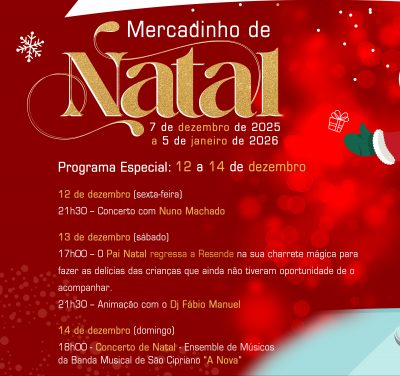 Mercadinho de Natal – Programa Especial de 12 a 14 de dezembro