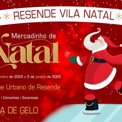 Inauguração do Mercadinho de Natal este domingo: venha viver a magia no Parque Urbano!