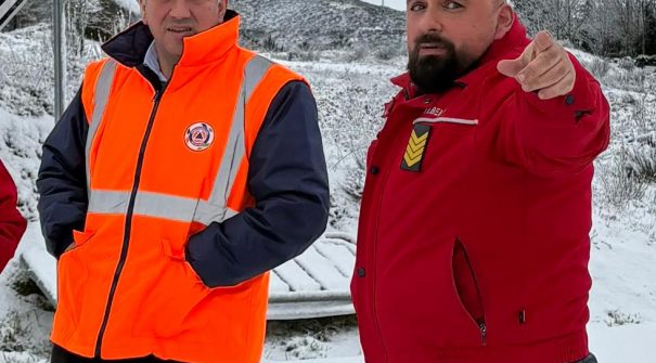 Queda de Neve | Vice- Presidente acompanha trabalho no terreno