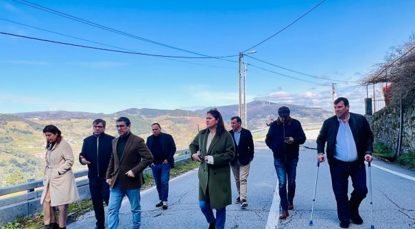 Deputados à Assembleia da República visitam Resende para avaliar impactos das intempéries na rede viária