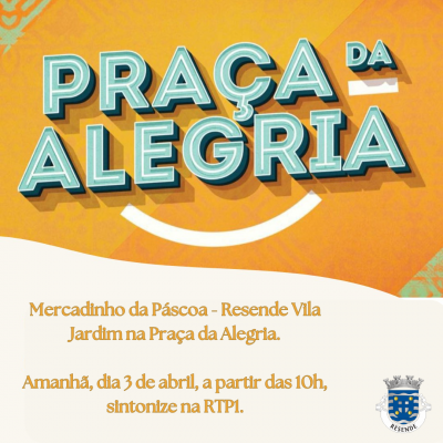Mercadinho da Páscoa na Praça da Alegria