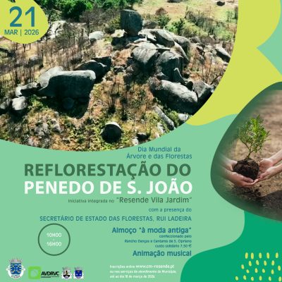 Campanha de Sensibilização e Reflorestação | 21 de março | Penedo de S. João