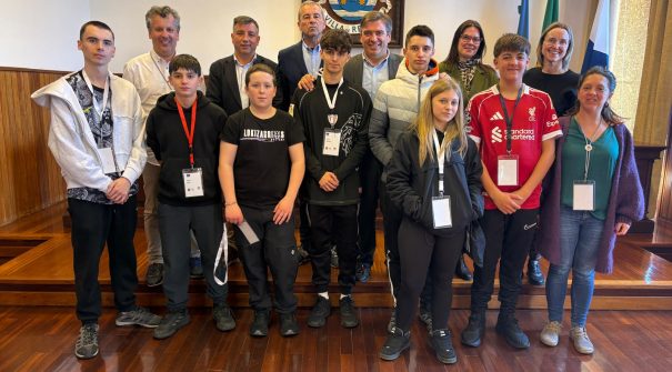 Grupo de Erasmus recebido nos Paços do Concelho