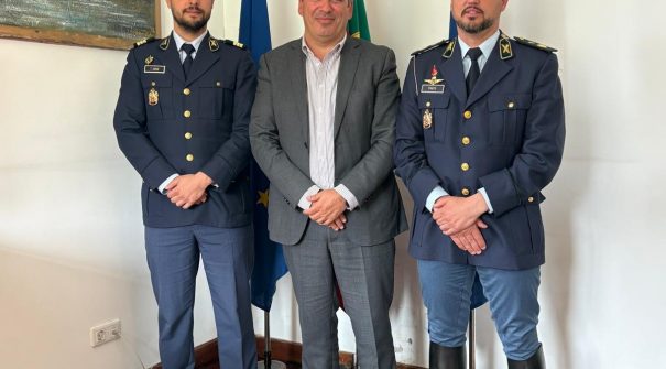 Novo Comandante do Destacamento Territorial de Lamego recebido pelo Presidente da Câmara Municipal