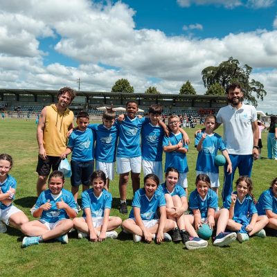 Atletas de Resende no Andebol4kids em Penalva do Castelo