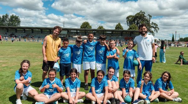 Atletas de Resende no Andebol4kids em Penalva do Castelo