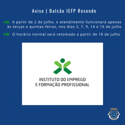 Aviso | Balcão IEFP Resende