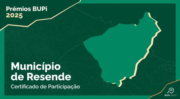 Município de Resende recebe Certificado de Participação nos Prémios BUPi 2025