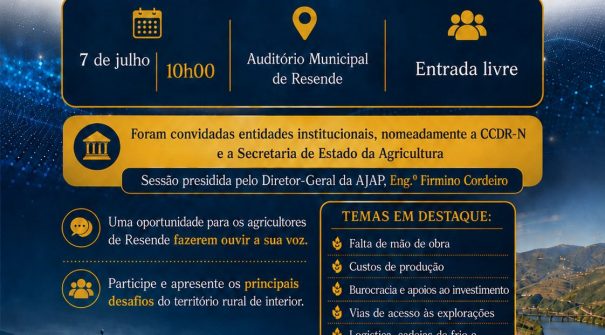 Sessão “Rural Innovation Challenges” no Auditório Municipal