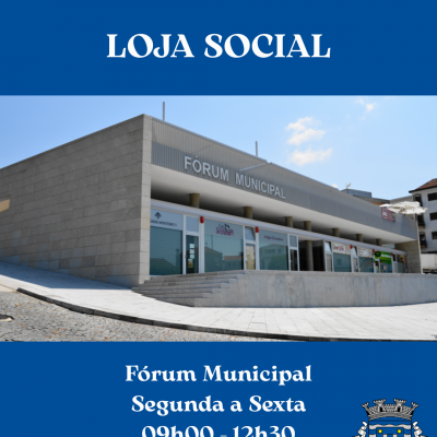 Loja Social passa a funcionar no Fórum Municipal