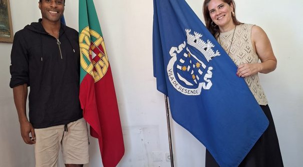 Nelson Évora visita Resende