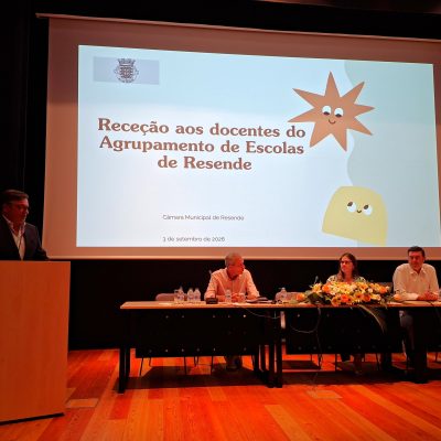 Receção ao Pessoal Docente do Agrupamento de Escolas de Resende