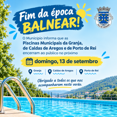 Encerramento Piscinas Municipais Descobertas