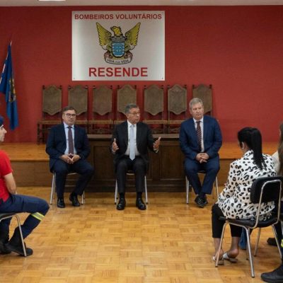 Presidente da República visita Bombeiros Voluntários de Resende