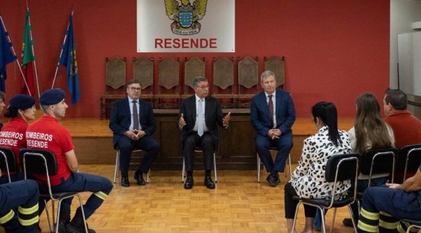 Presidente da República visita Bombeiros Voluntários de Resende