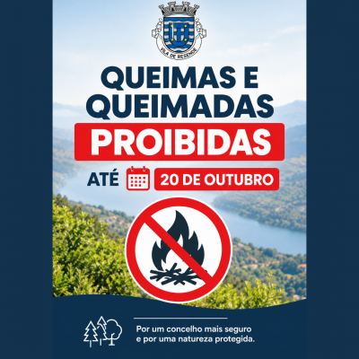 Proibição de Queimas e Queimadas até 20 de outubro