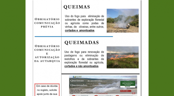 Realização de Queimas e Queimadas